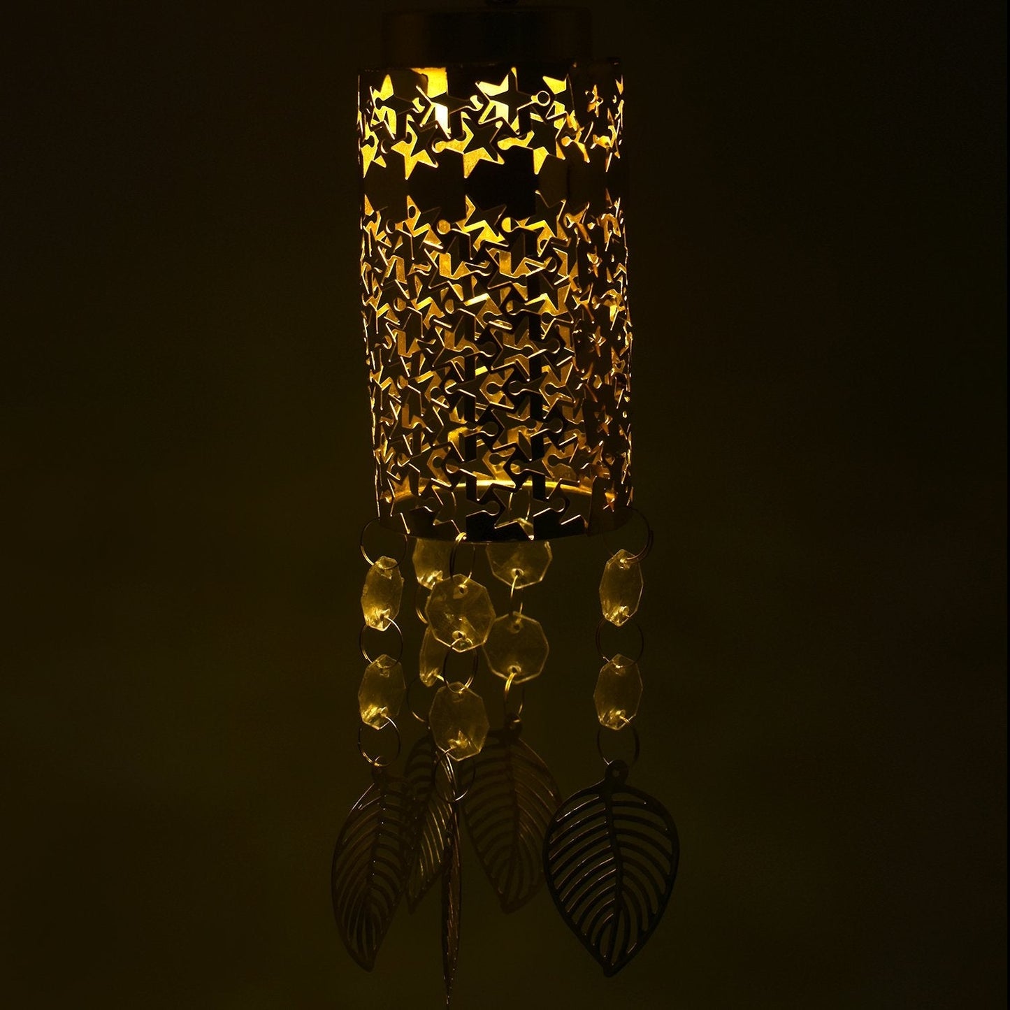 7251 Fancy Large Golden Jhoomer For Home Decoration