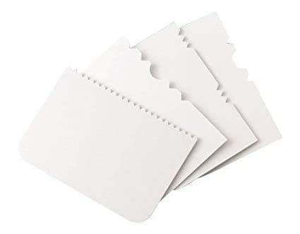 1086 Side Scraper for Cake with Edge Cake Decorating Tools (4 pack)