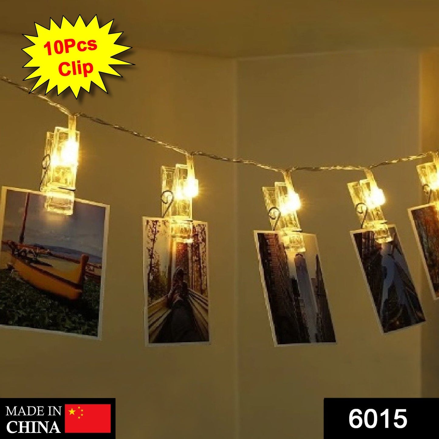 6015 Fairy Warm White Clip Lights for Photos