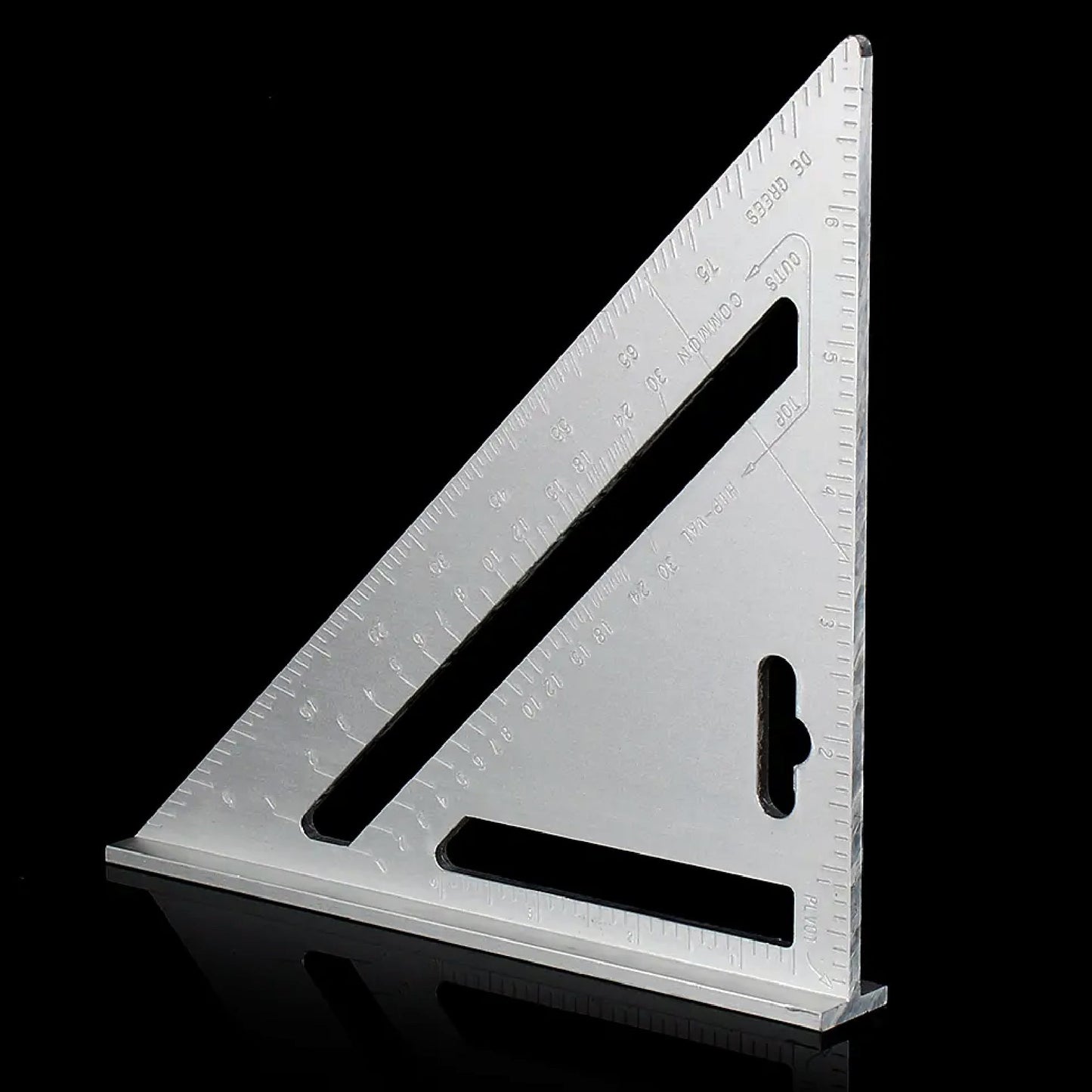 1559 Double Side Scale Triangle Measurement Hand Tool