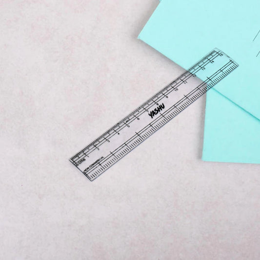 4840 15Cm Ruler For Student Purposes While Studying And Learning In Schools And Homes Etc. (1Pc) 
