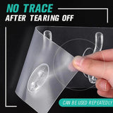 1354 Plastic Sticker Self Adhesive Multipurpose Hanger Hooks (pack of 2 piece)