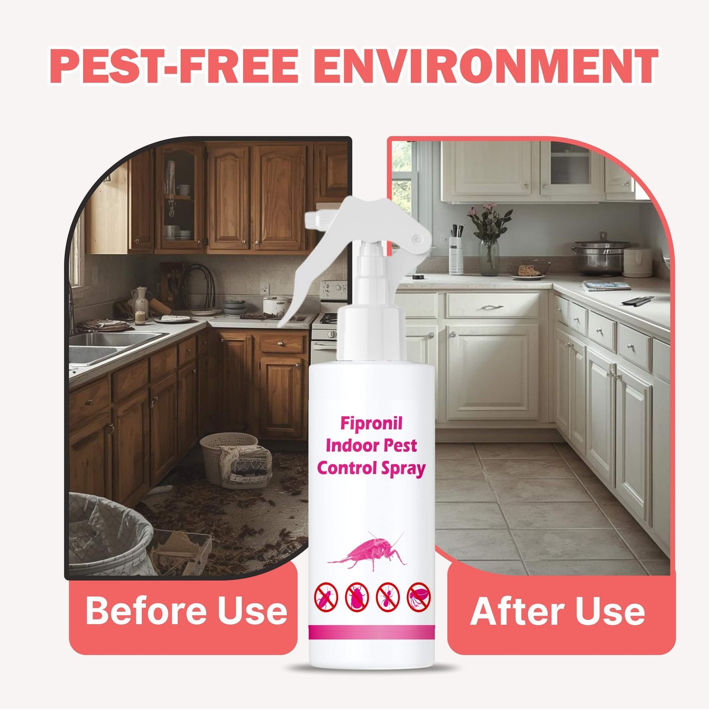 Fipronil Indoor Pest Control Spray 200 ml Pack of 2