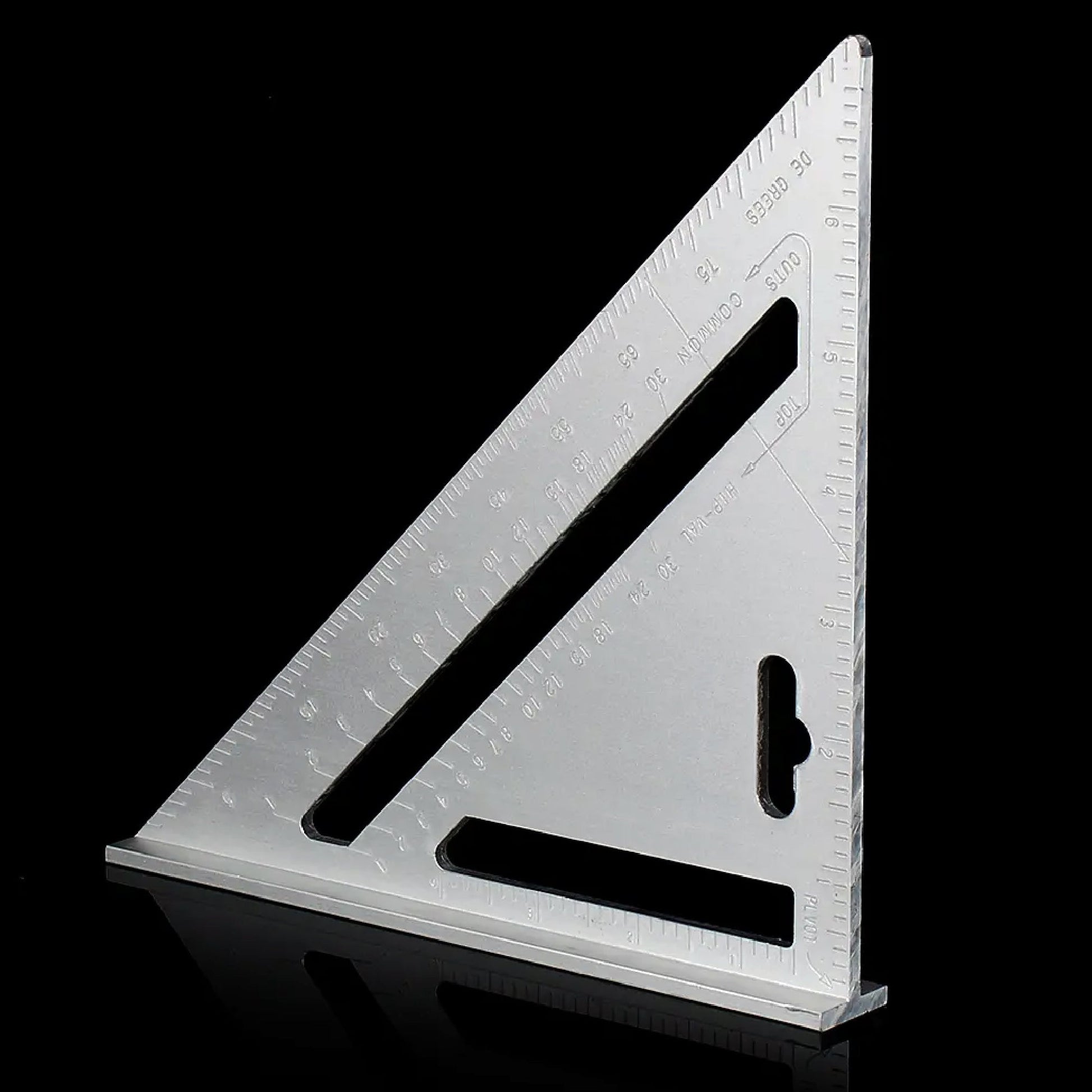1559 Double Side Scale Triangle Measurement Hand Tool 